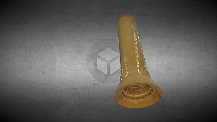 Bronze sheath for the vintage dive knife. 3D Model