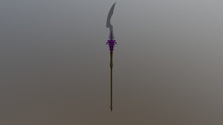 WIP_Fantasy_Spear 3D Model