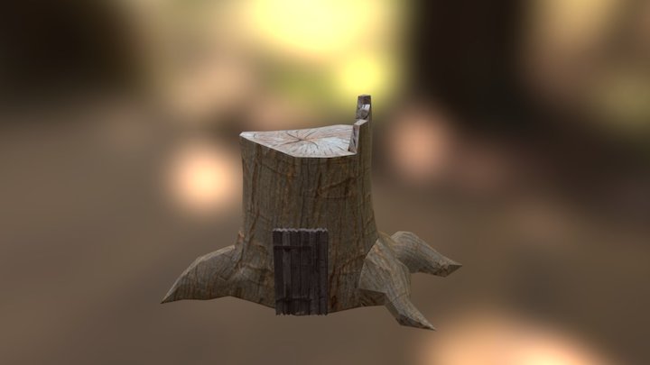 Stump 1 3D Model
