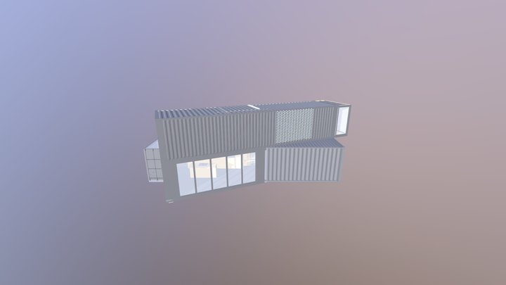 SHIPPING CONTAINER HOME 3D Model