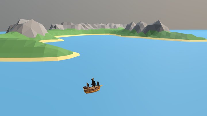 Islands From Topo 3D Model