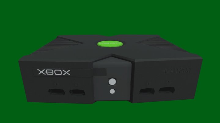 Xbox Console 3D Model