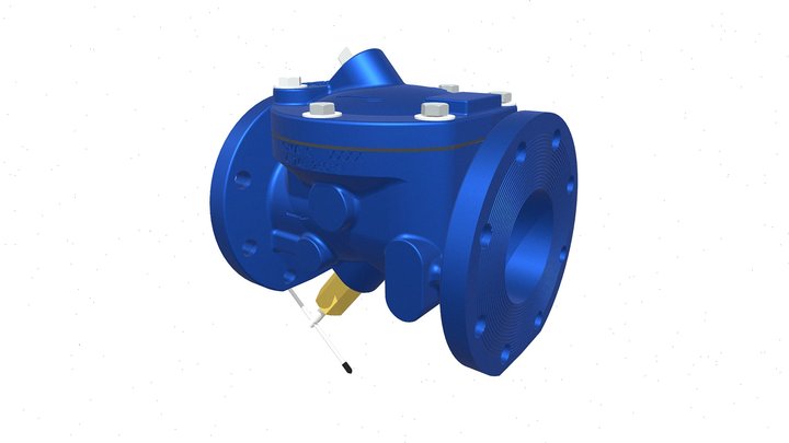 Swing Check Valve - Model 745BF 3D Model