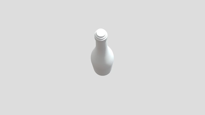 Scansione 3D bottiglia prosecco 3D Model