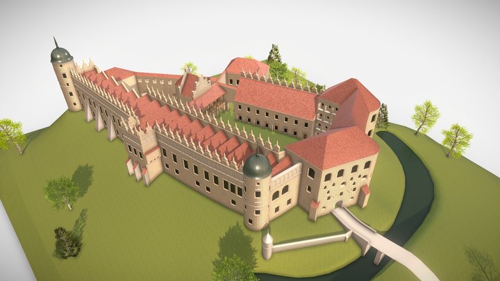 Zamek w Janowcu, Janowiec Castle 3D Model