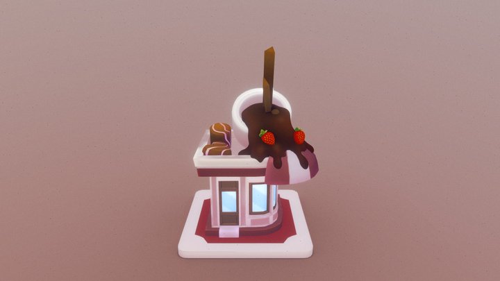 Hot Choco Building 3D Model