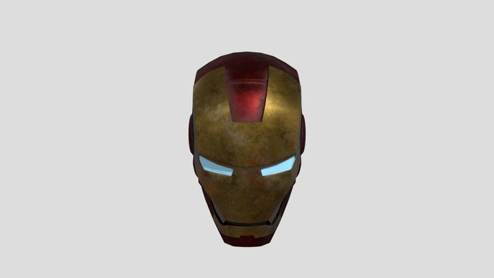 Iron Man Helmate 3D Model
