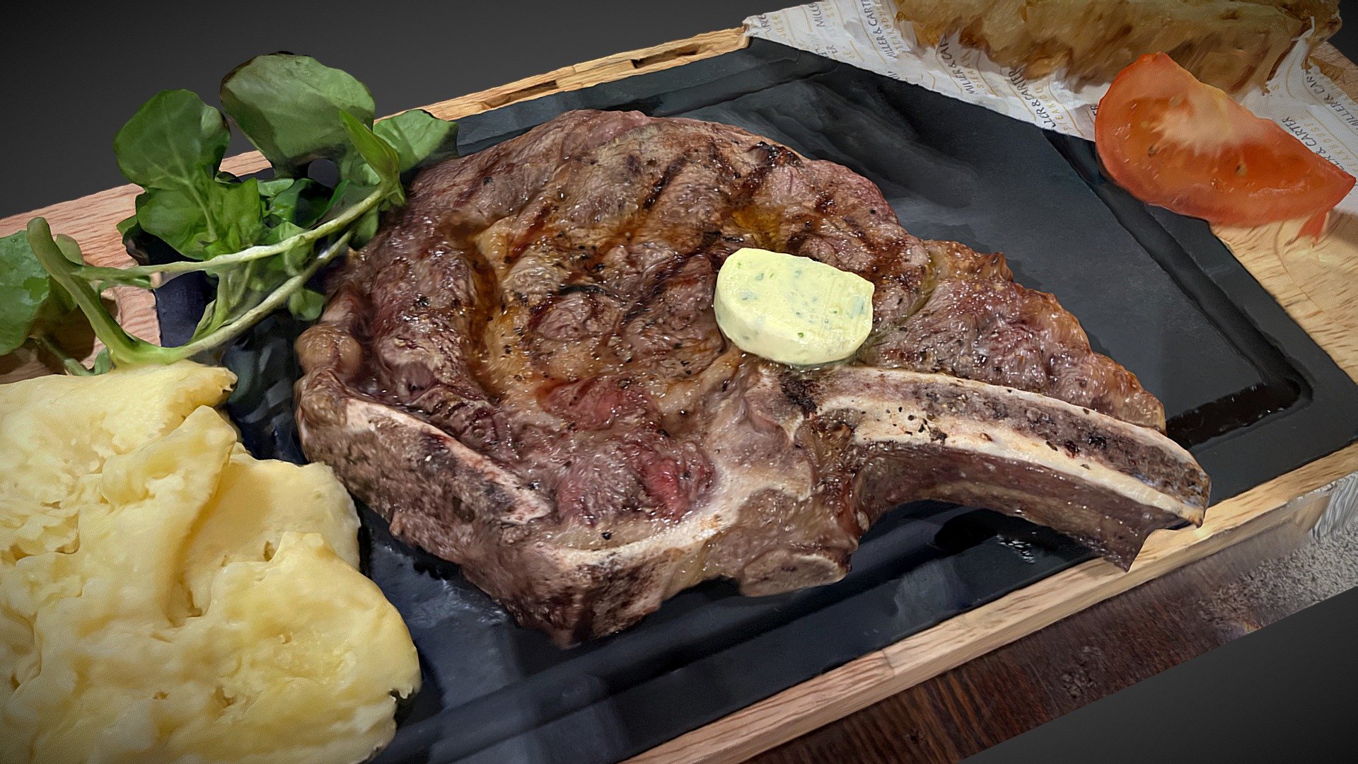 Miller and Carter Tbone steak medium Buy Royalty Free 3D model by Alex Tench (alex.harvey