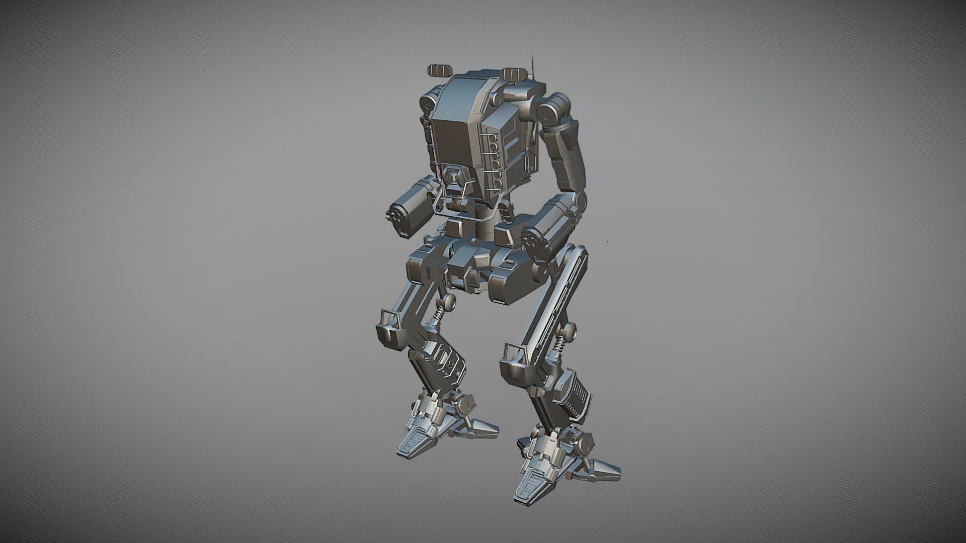 S00014 Light Tactical Combat Mech - 3D model by stonks3d [3425d50 ...