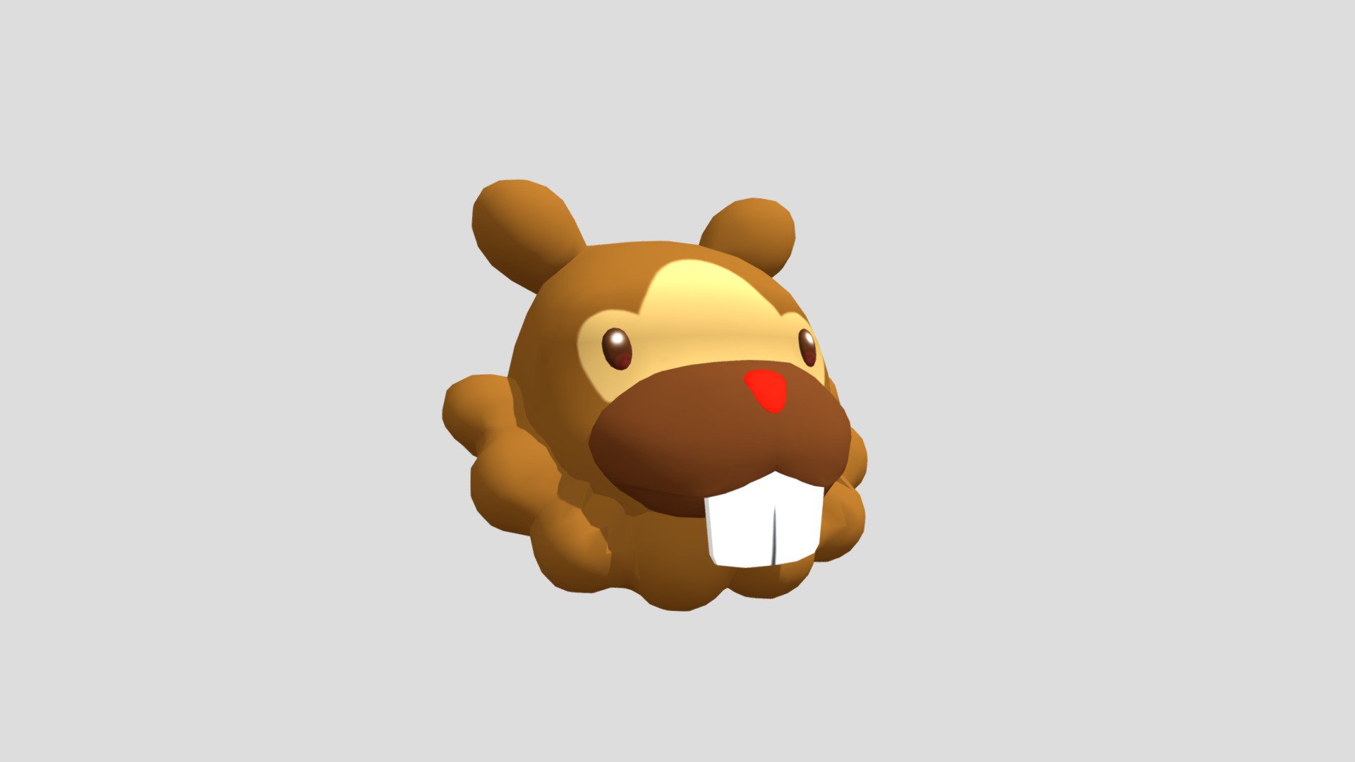 Bidoof head - 3D model by foxdv2 [3426639] - Sketchfab