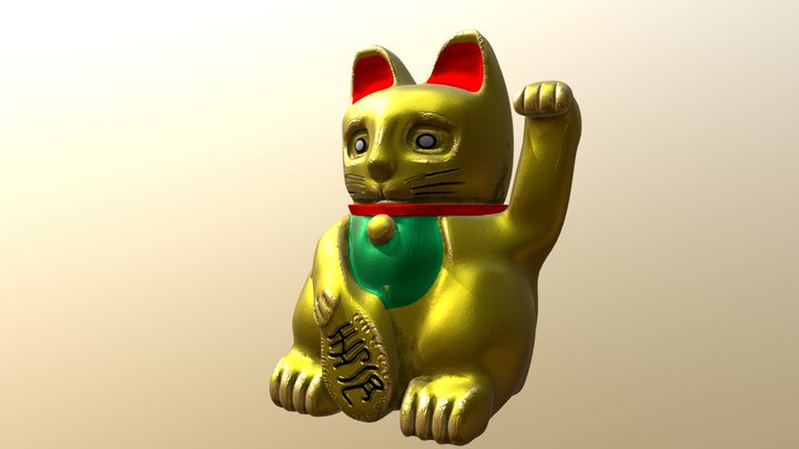 Lucky Cat 3D Model