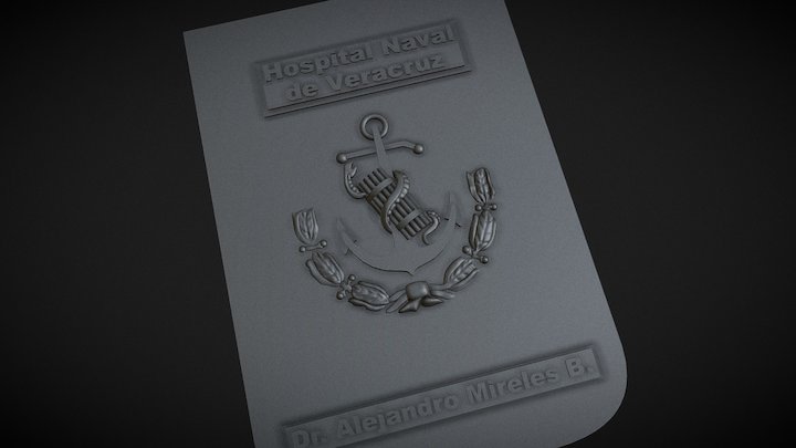 Escudomedico Naval HD 3D Model