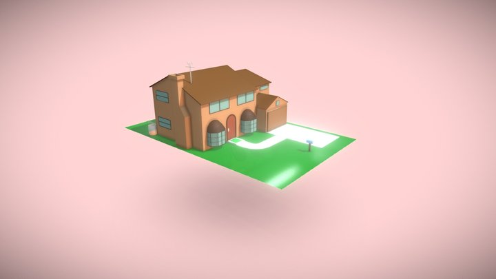 Simpsone house 3D Model