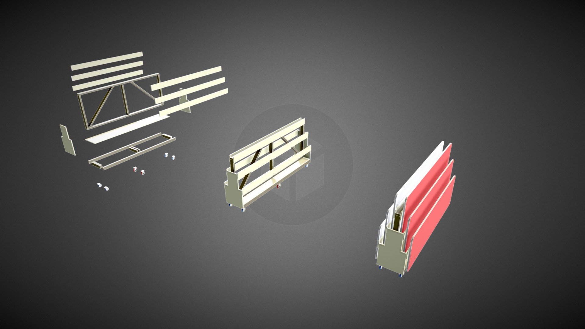 Ultraboard Carts - 3D Model By Clarity_retail [34277dd] - Sketchfab