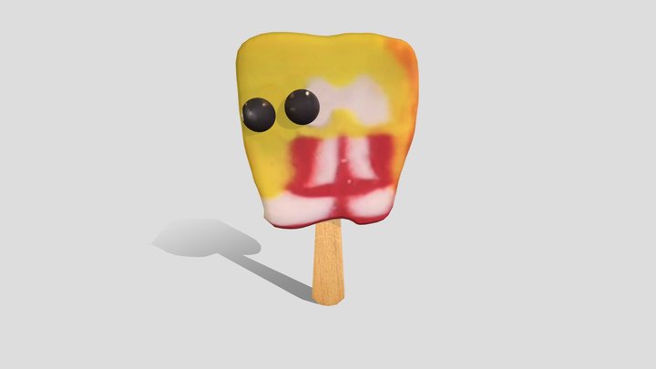 Cursed Spongebob Popsicle (Cult) 3D Model