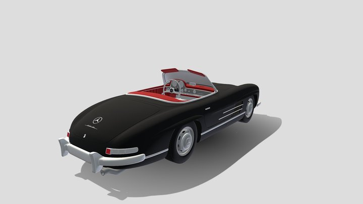mercedes sl roadster 3D Model