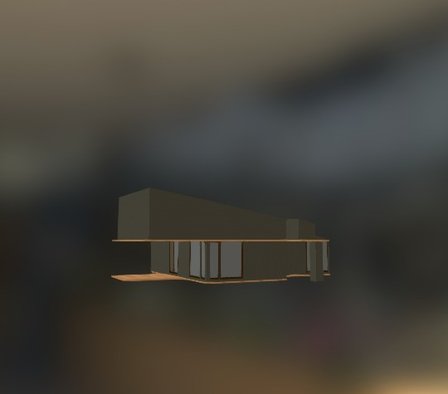 Modern House for a Modern Man 3D Model