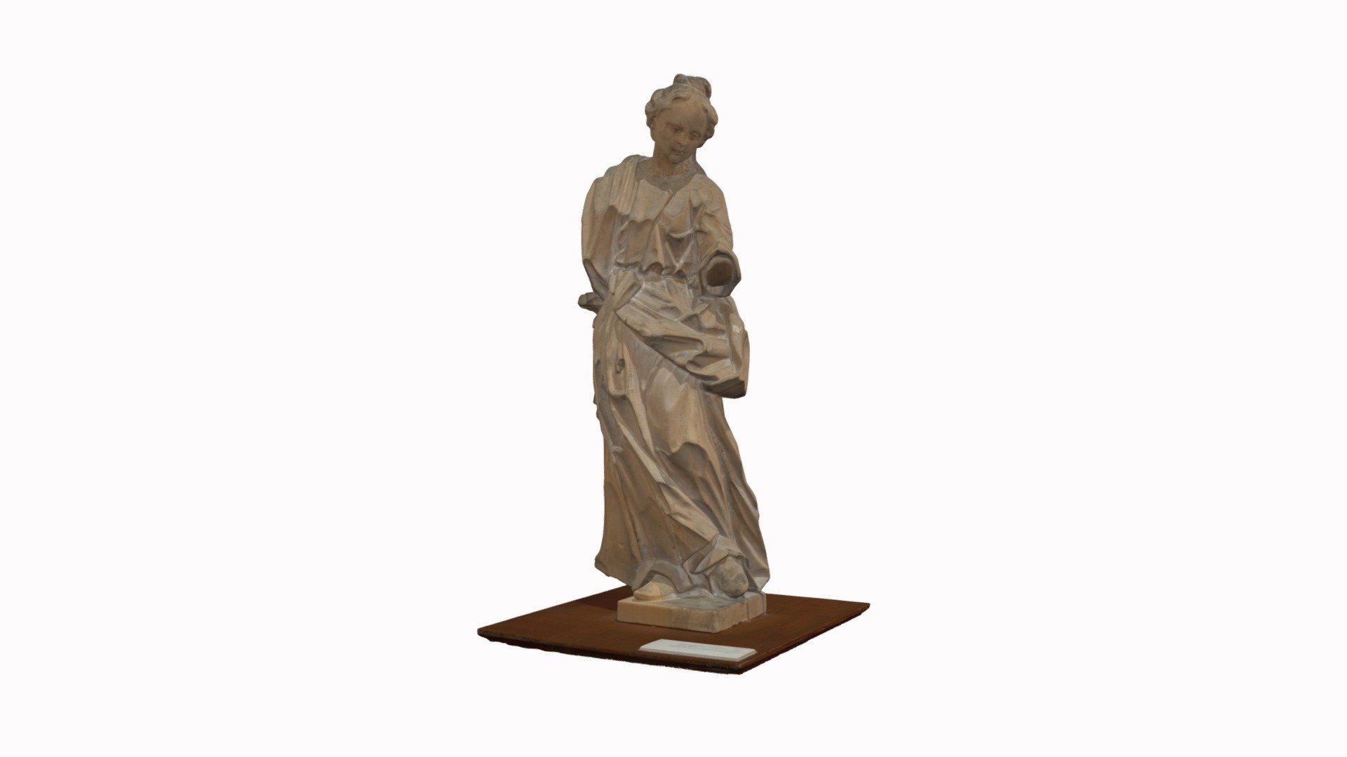 The figure of a woman (personification) - 3D model by ...