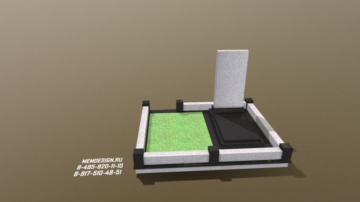 Мемориальный комплекс № 6 3D Model