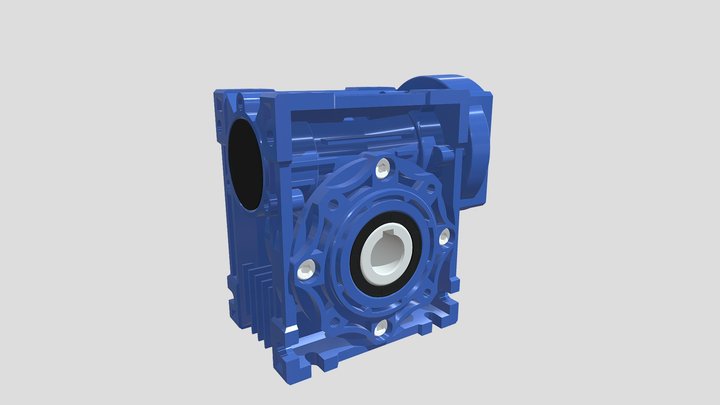 VARITRON Worm Gear Reducers NMRV040-SV60-14 3D Model