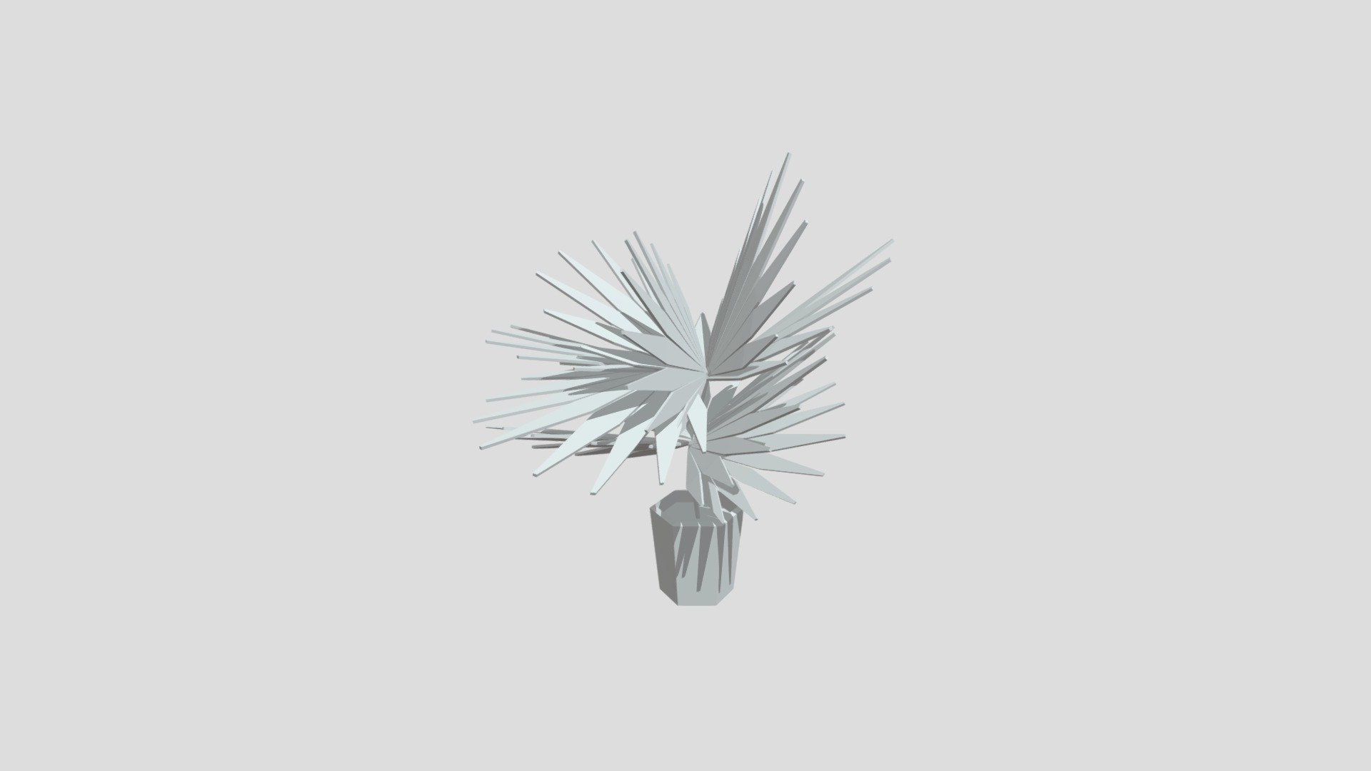 Umbrella palm tree from Poly by Google