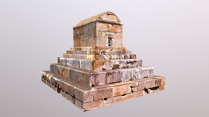 The tomb of Cyrus the Great 3D Model
