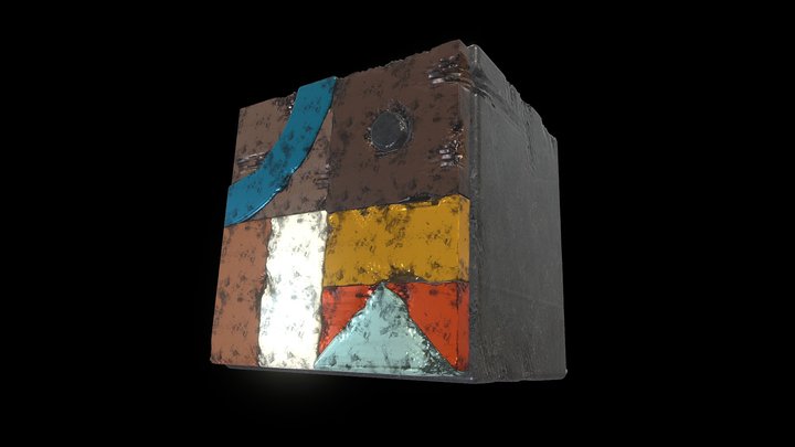 BABA TJEKO CUBE 3D Model