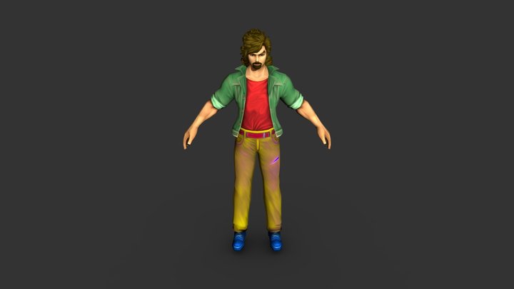 Cute Character 3D Model