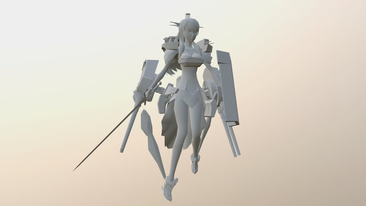 Warspite 3D Model