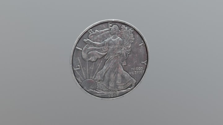 Silver Eagle 3D Model
