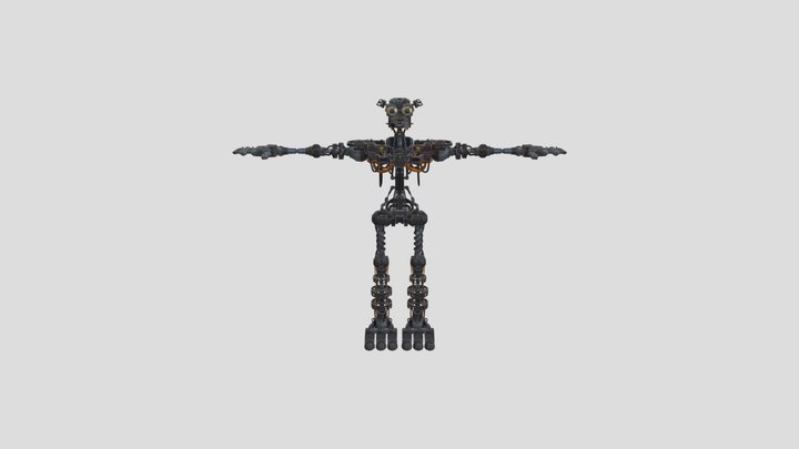 glamrock-endo-security-breach 3D Model