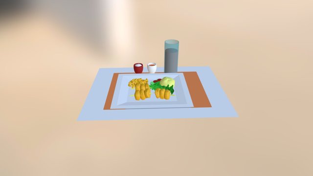 Platillo 3D Model