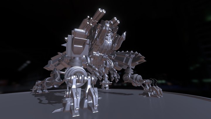 Robot War IV 3D Model