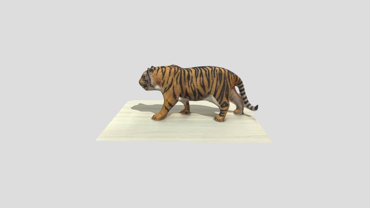 Tiger figurine 3D Model