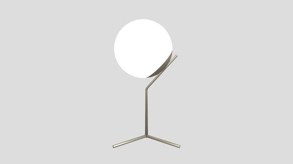 Warm Globe Lamp On Standing Rods