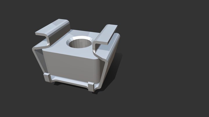 Cage Nuts 3D Model