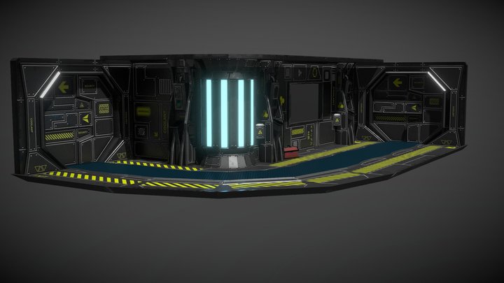 Sci-Fi Enviroment 3D Model