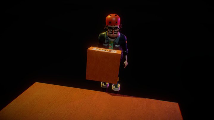 Brave Secret neighbor Rigged by Comète - Download Free 3D model by  Harlie/Kaeul (@harleymh) [f556cb2]