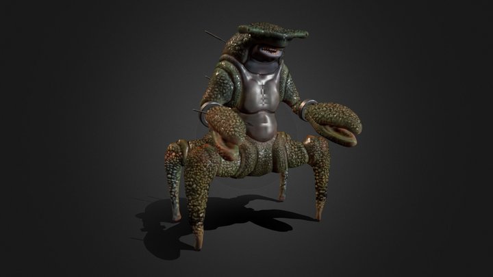 Shark lobster 3D Model