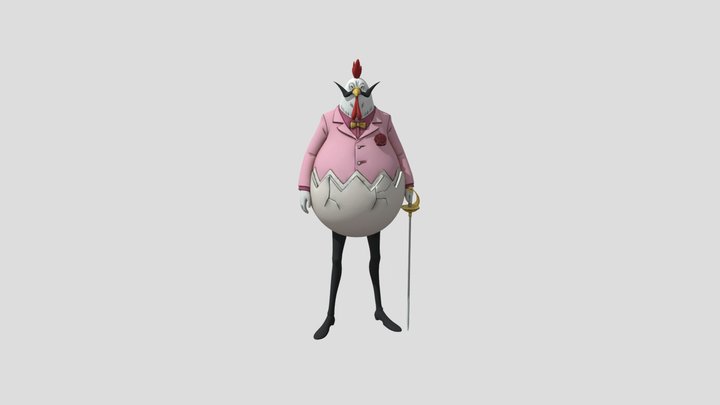 Anthropomorphic+chicken+3d+model – Free 3D Model STL