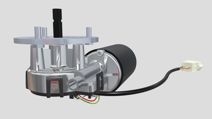 Wiper Motor 3D Model