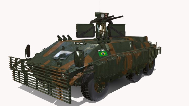 Chápeu Caatinga Exército Brasileiro - 3D model by lopesera2019