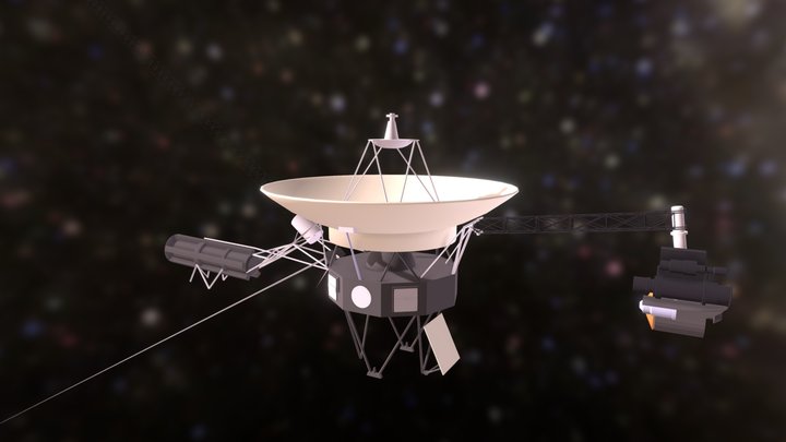 Voyager Model (my first blender project) 3D Model