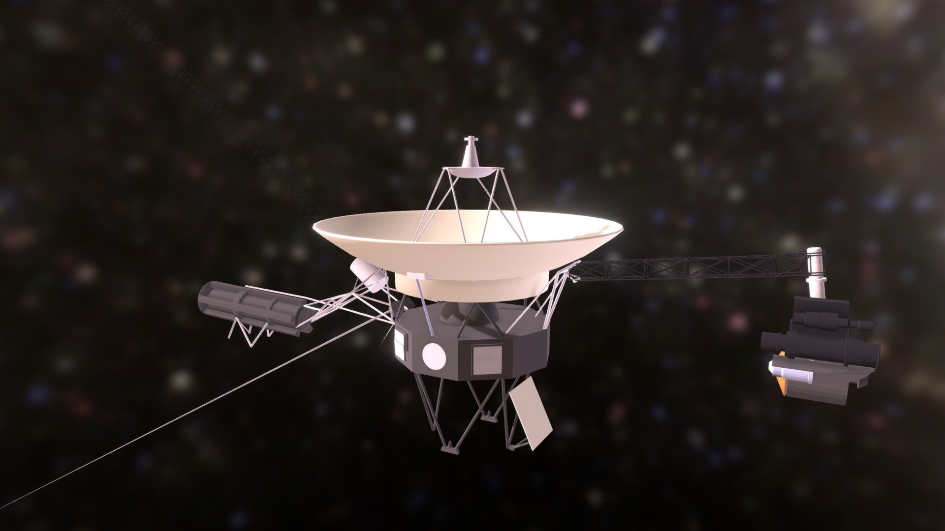 Voyager Model (my first blender project)