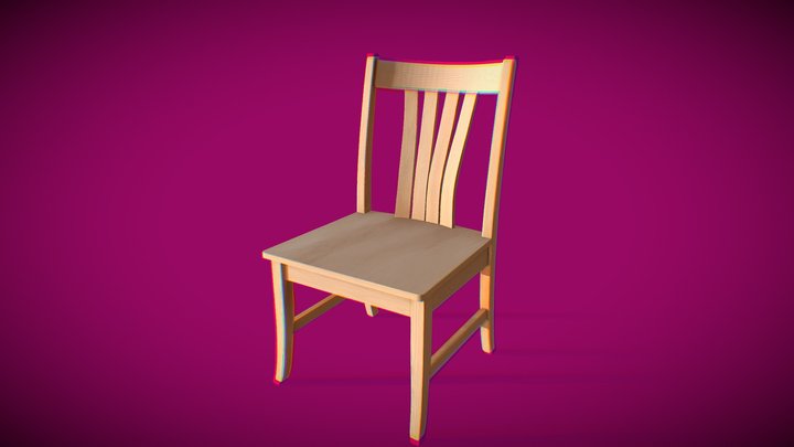 Wooden Chair – Free 3D Model STL