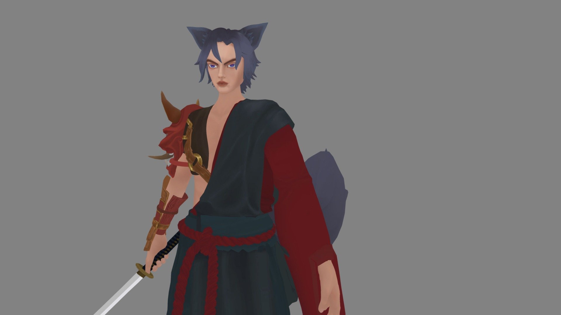 Kenji Character - 3D model by LiuNye (@languen) [3432b89] - Sketchfab