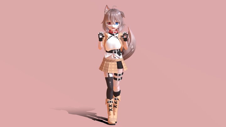 蓮希るい（Rui Hasuki)_3Dmodel 3D Model