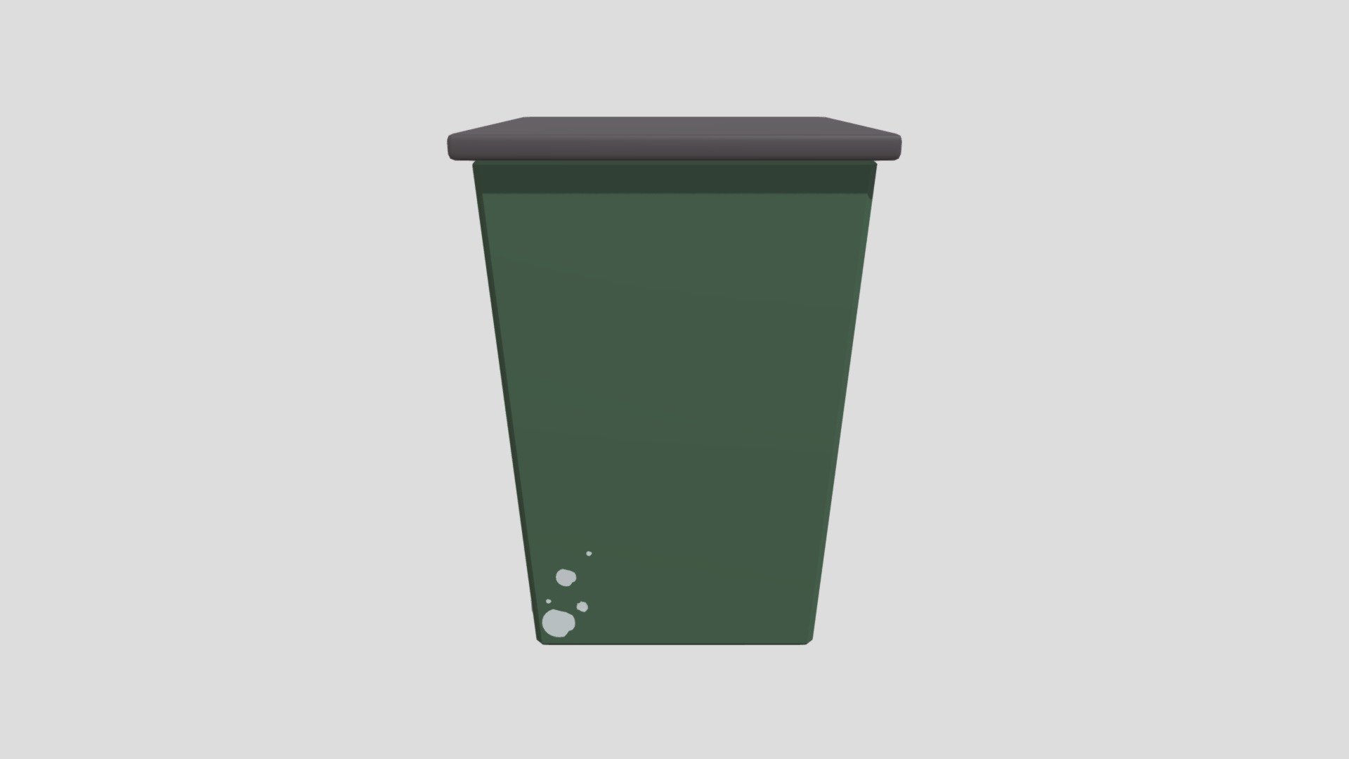 Trash Can High Poly