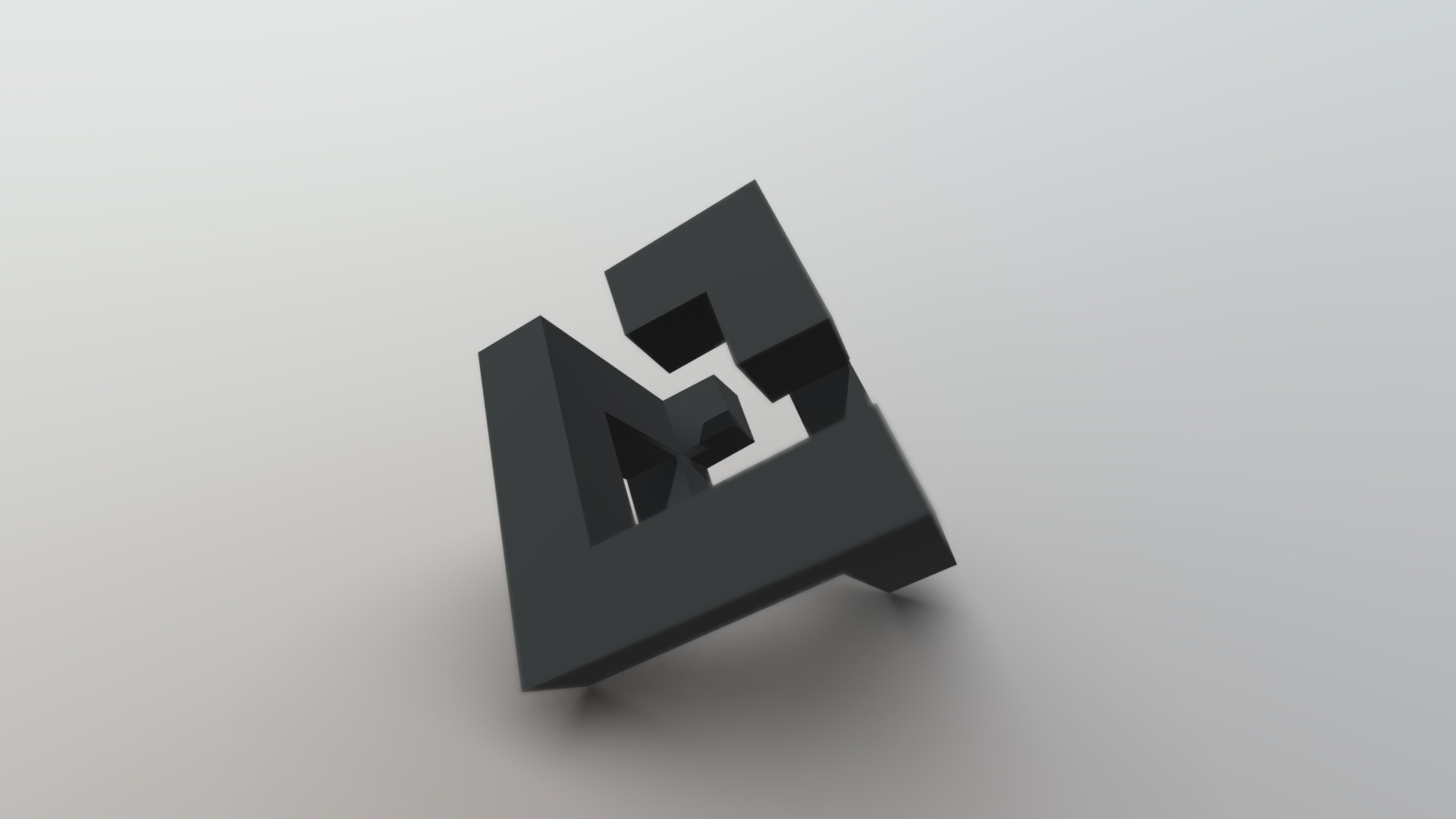 3D model JOSECHO LOPEZ LLORENS - This is a 3D model of the JOSECHO LOPEZ LLORENS. The 3D model is about a cube with a black and white design on it.