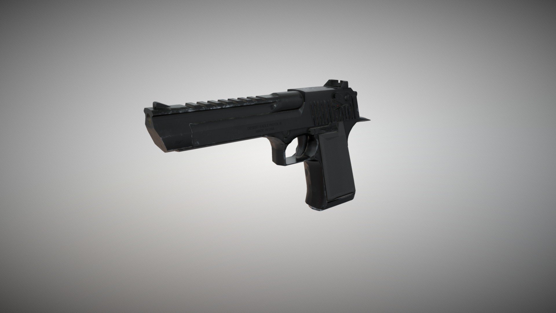 Deagle - 3D model by Rubains [34338c9] - Sketchfab